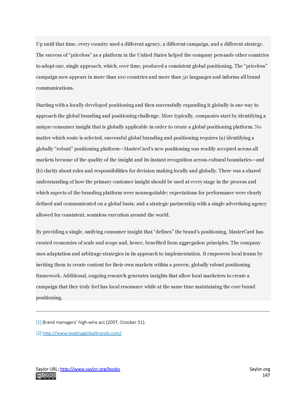 Fundamentals of Global Strategy - Page 147